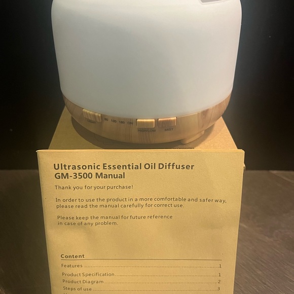 BNIB - Essential Oil Diffuser - Picture 6 of 7